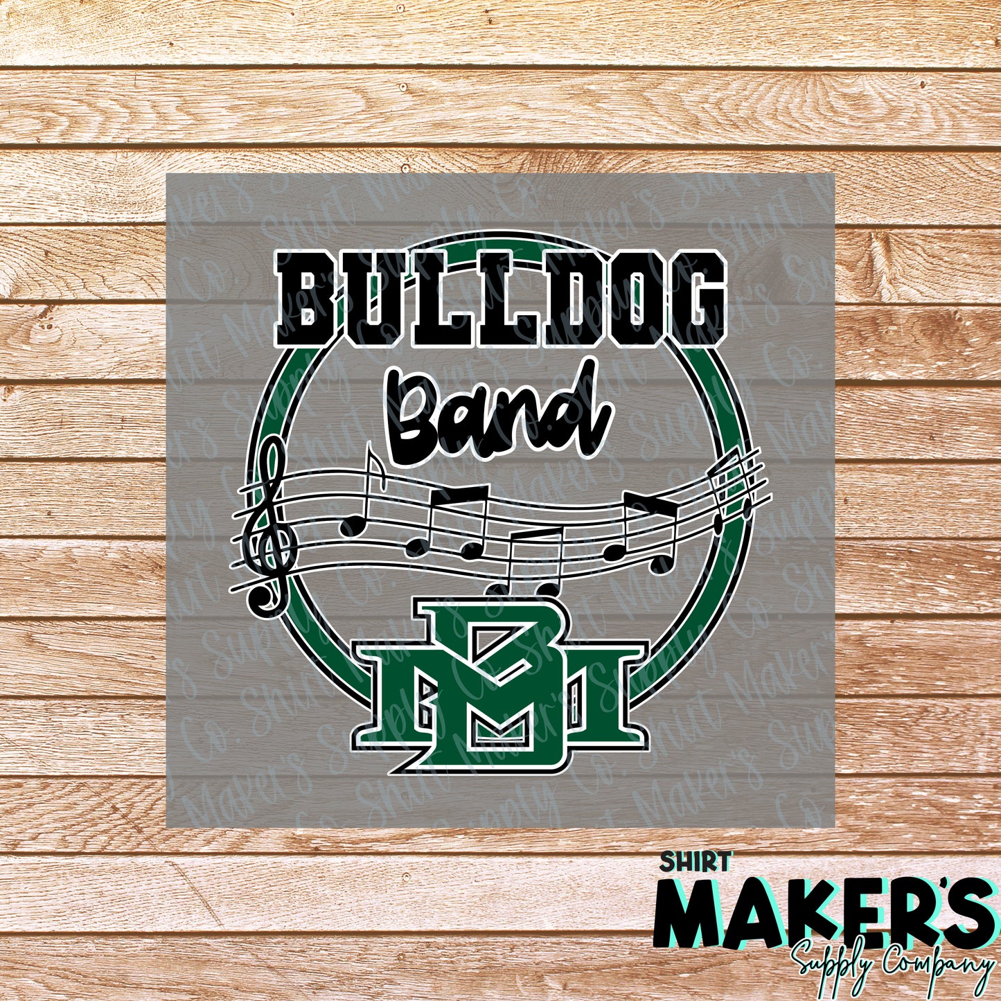 Marion Bulldogs Band DTF or Sublimation Transfer