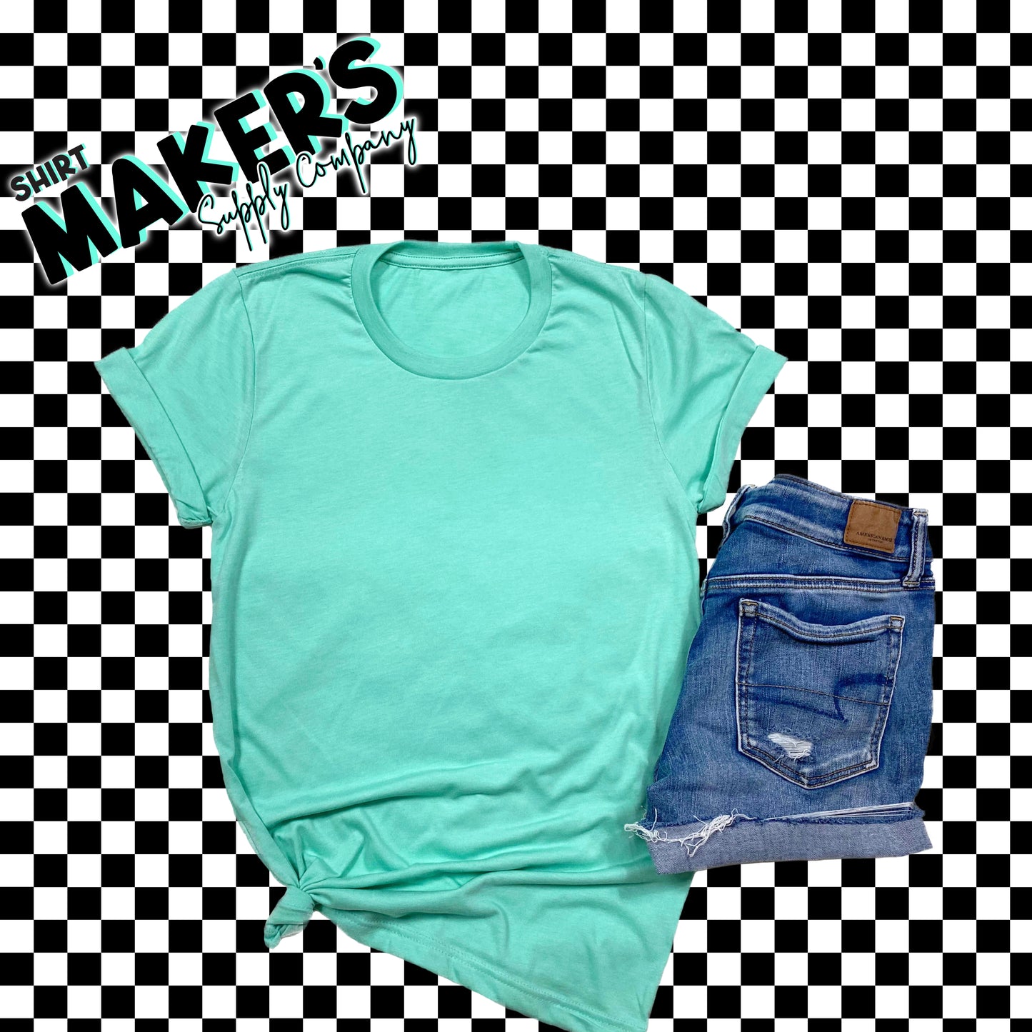 Checkerboard #2 Backdrop Banner - Add your logo!