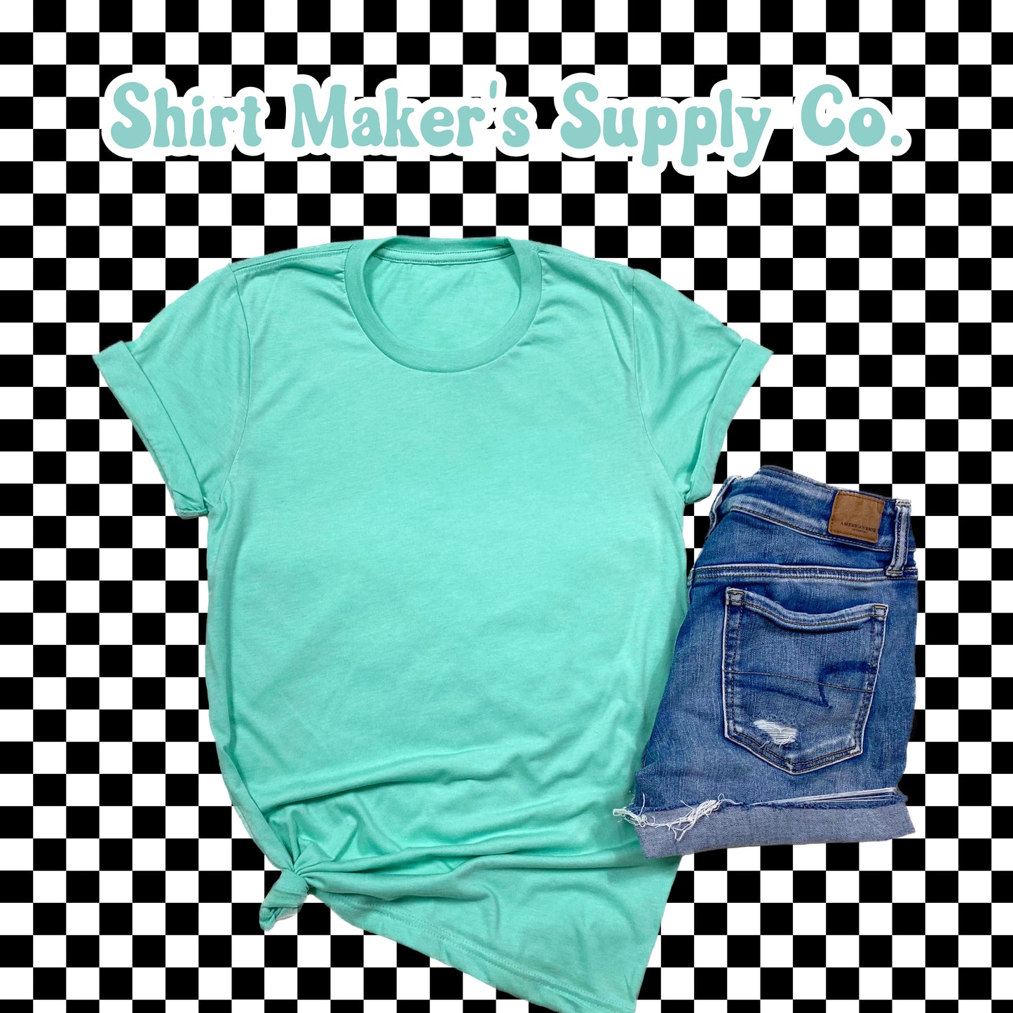 Checkerboard #2 Backdrop Banner - Add your logo!