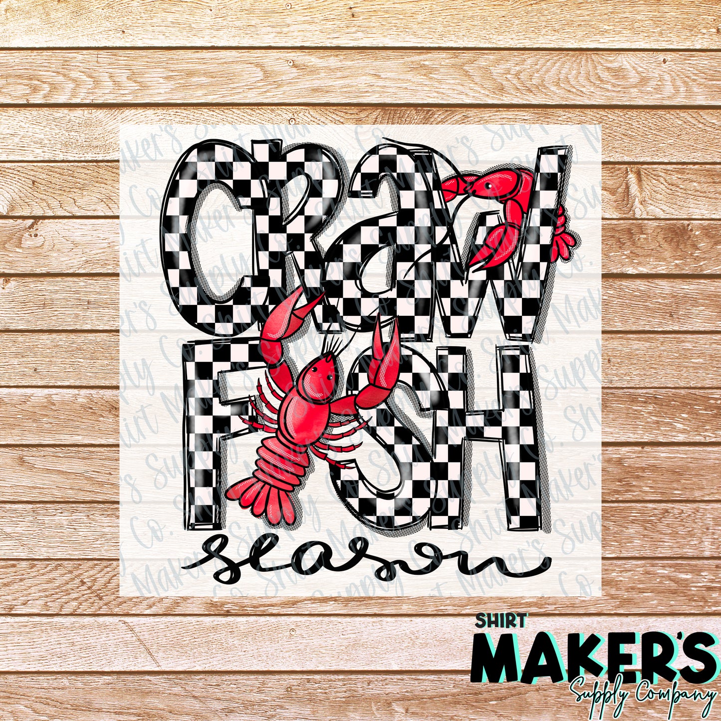 Crawfish Season DTF or Sublimation Transfer