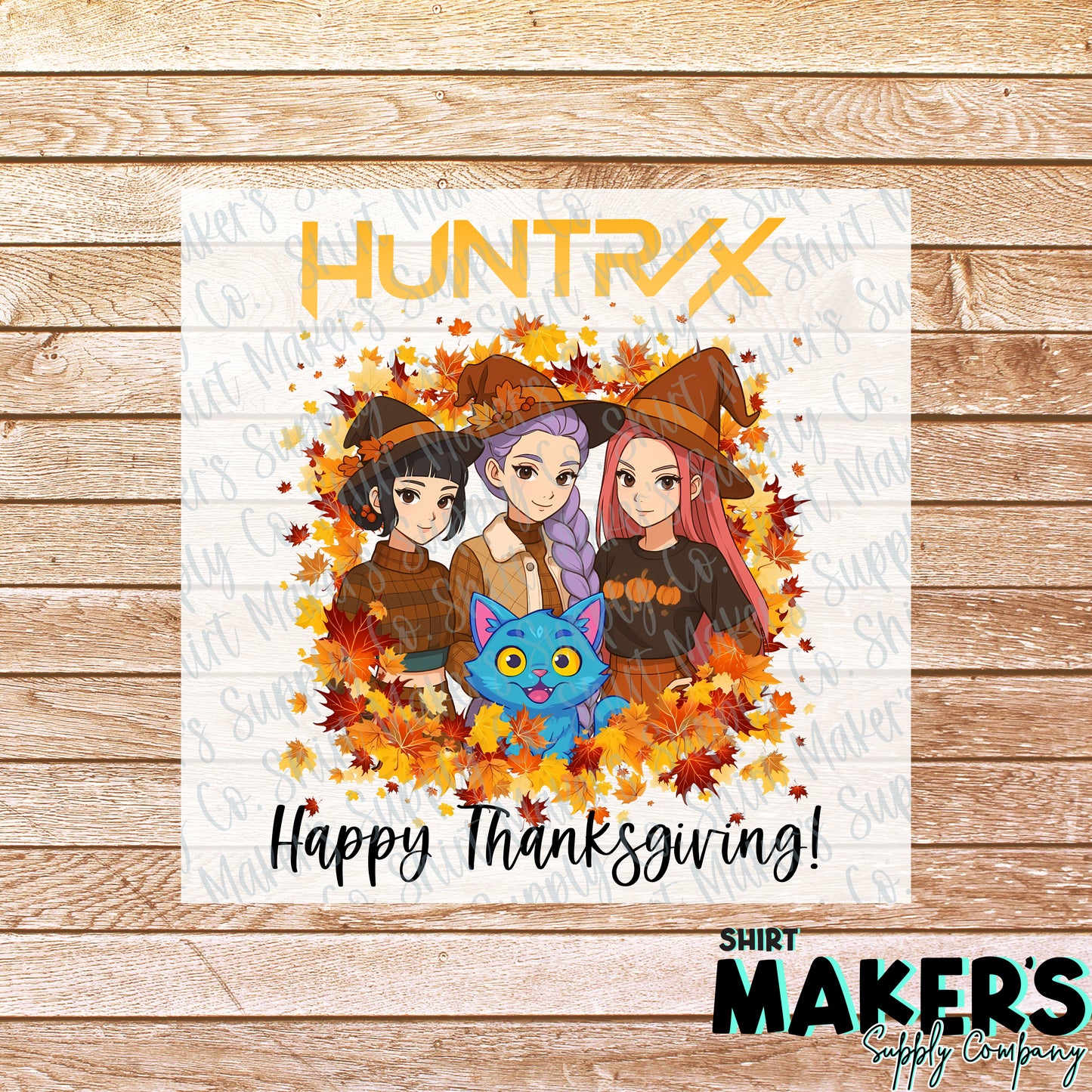 Demon Hunters Thanksgiving DTF or Sublimation Transfer