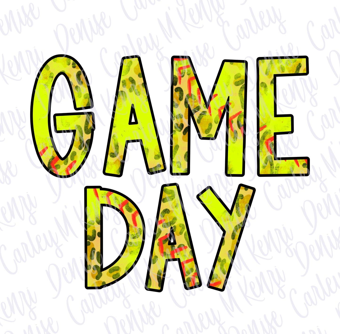 Softball Game Day Version 2 PNG