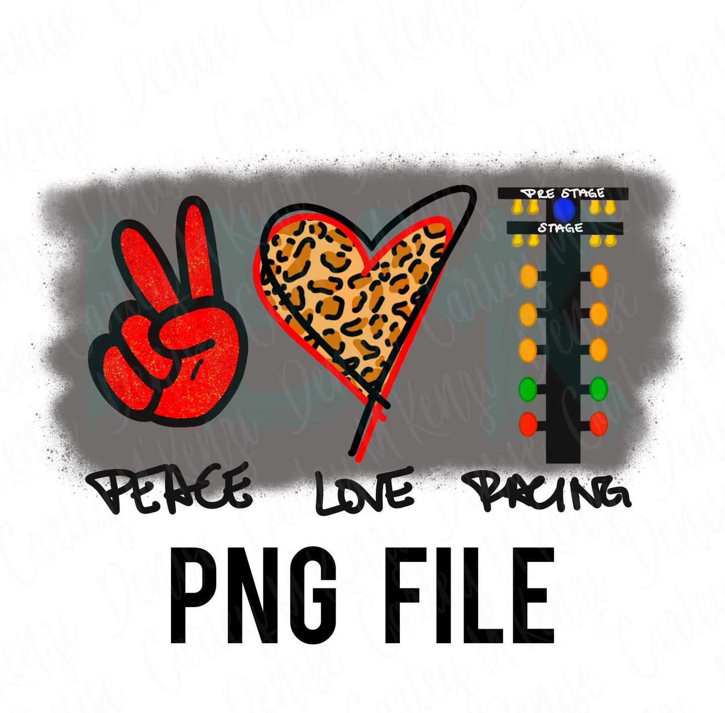 Peace Love Racing PNG