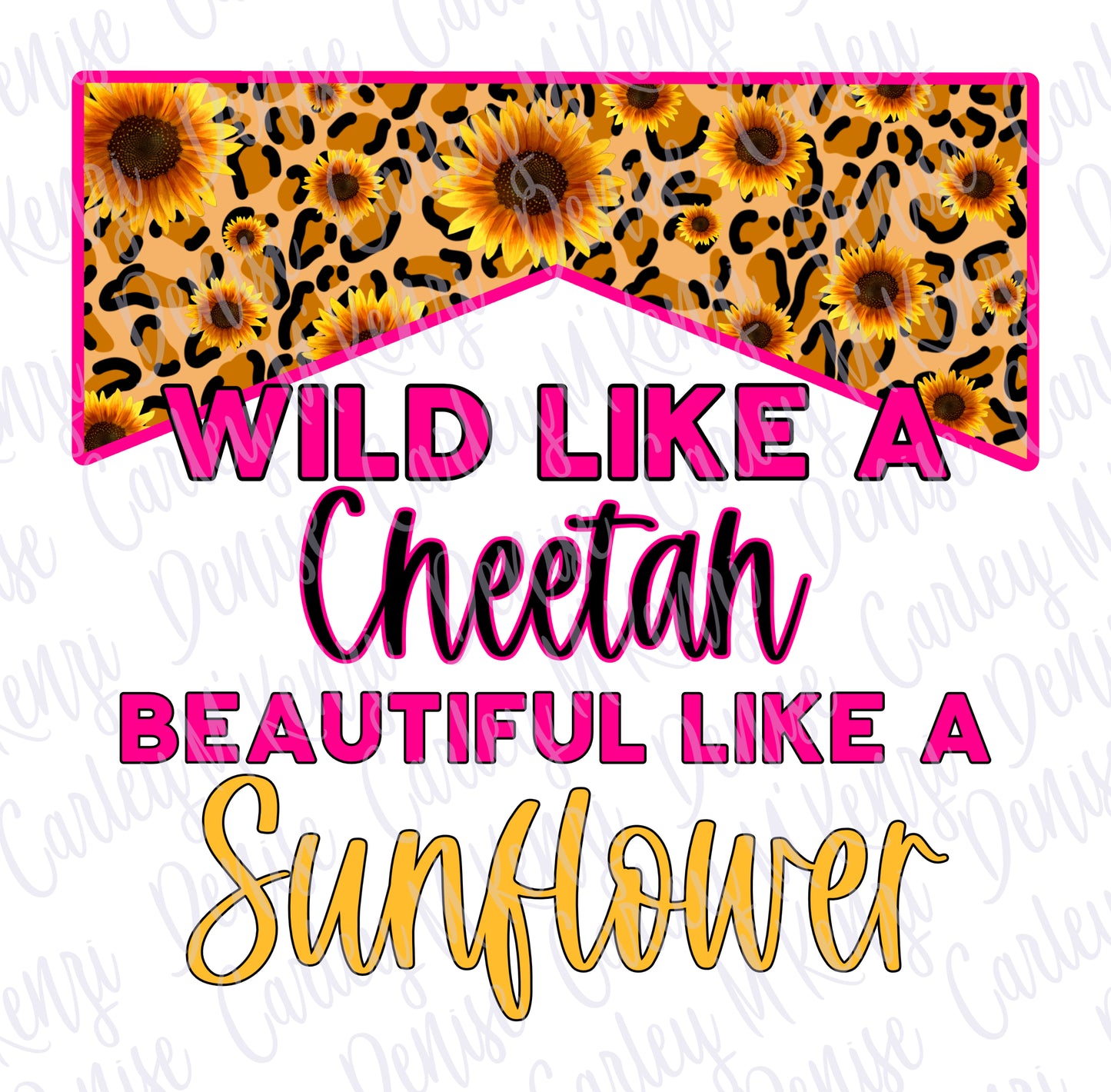 Wild Like A Cheetah PNG