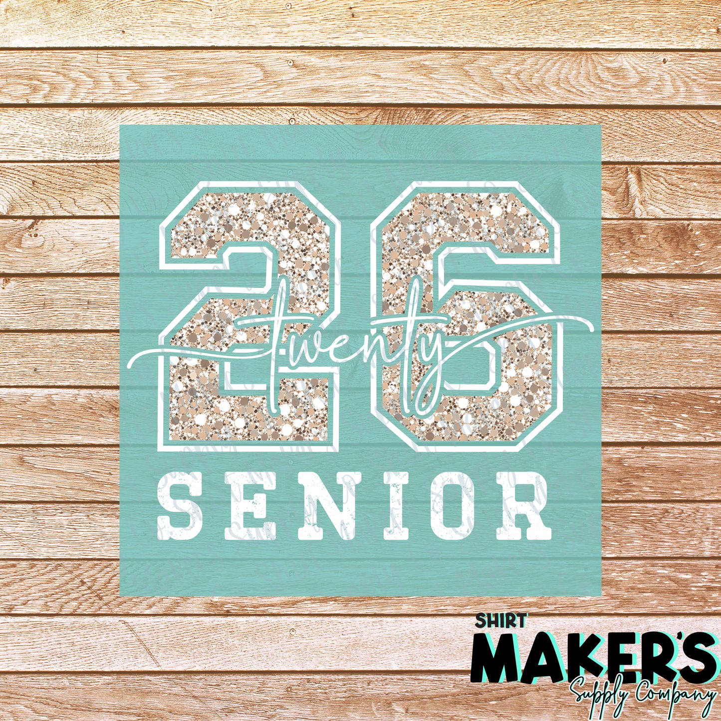 Senior 2026 Sequin DTF or Sublimation Transfer