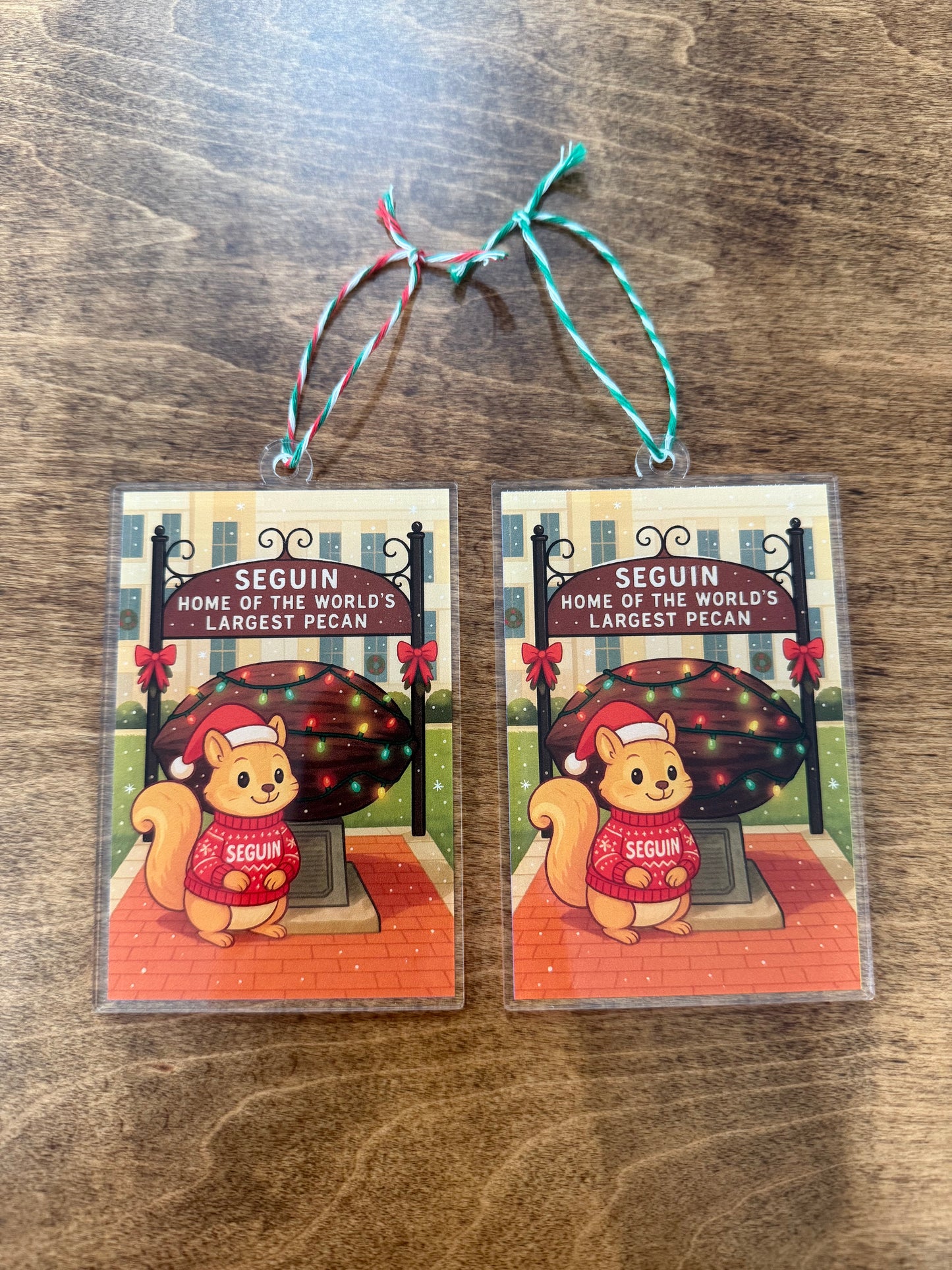 Seguin Acrylic Christmas Ornament