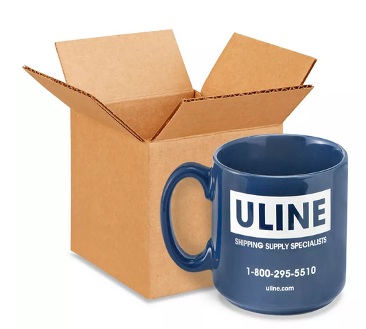 4"x4"x4" ULINE Shipping Box