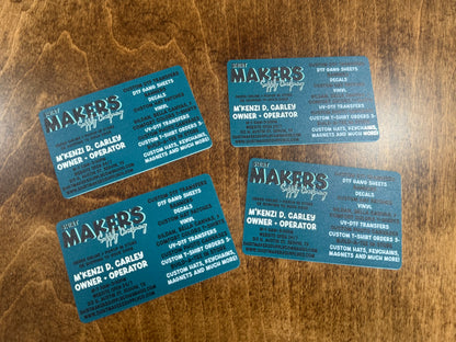 UV Printed Plastic Business Cards