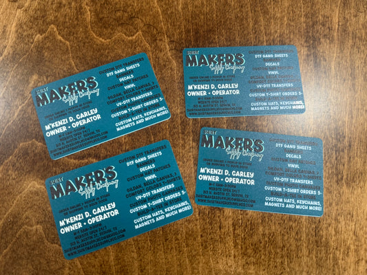 UV Printed Plastic Business Cards