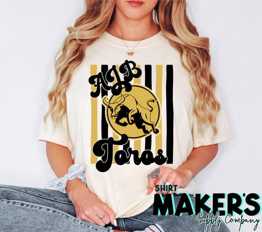 AJB Toros Striped T-Shirt