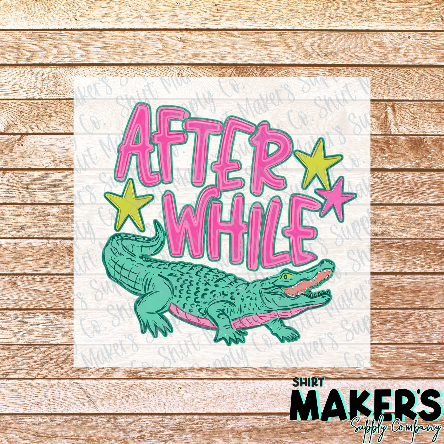 Afterwhile Crocodile DTF, UV-DTF, or Sublimation Transfer