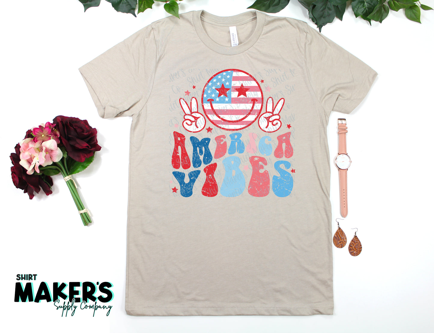 America Vibes DTF or Sublimation Transfer