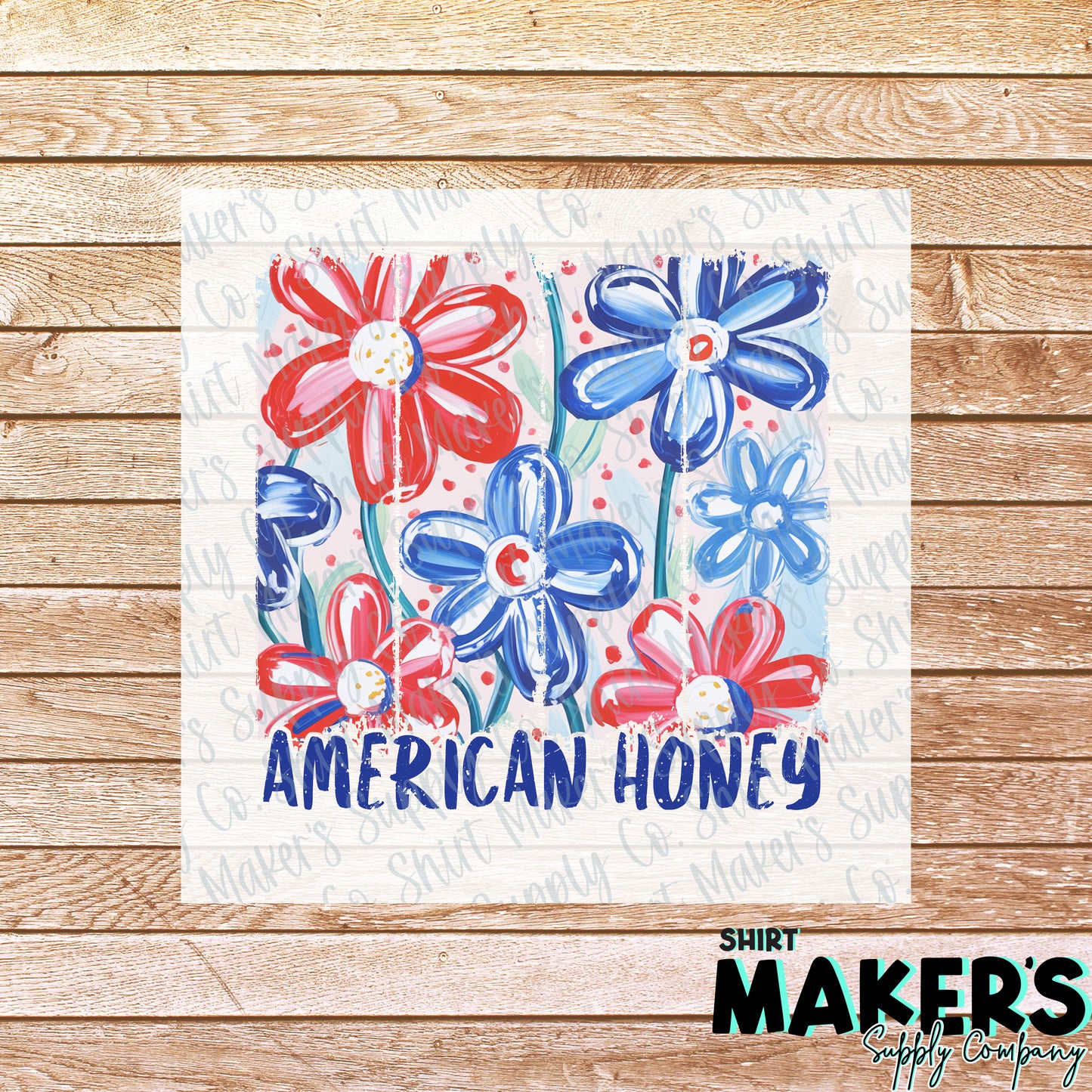 American Honey Fourth of July DTF or Sublimation Transfer