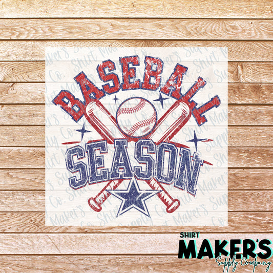 Baseball Season 2 DTF, UV-DTF, or Sublimation Transfer