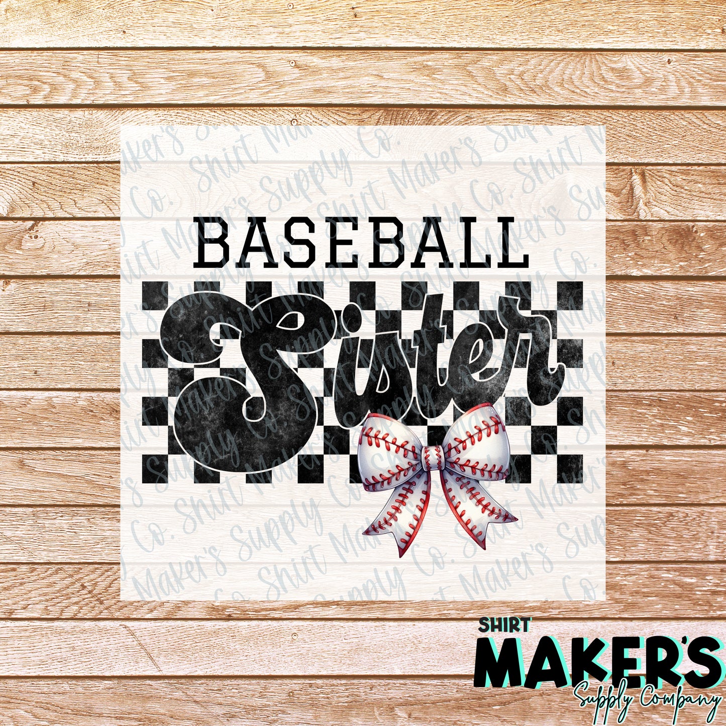 Baseball Sister DTF or Sublimation Transfer