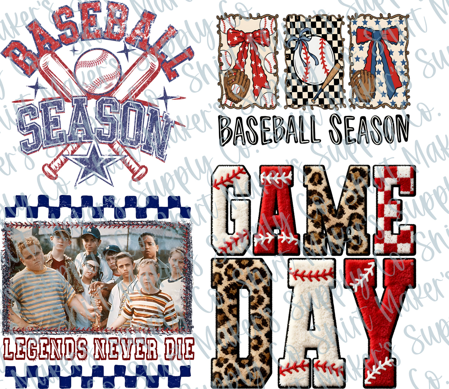 Baseball XL #1 2026 DTF Gang Sheet