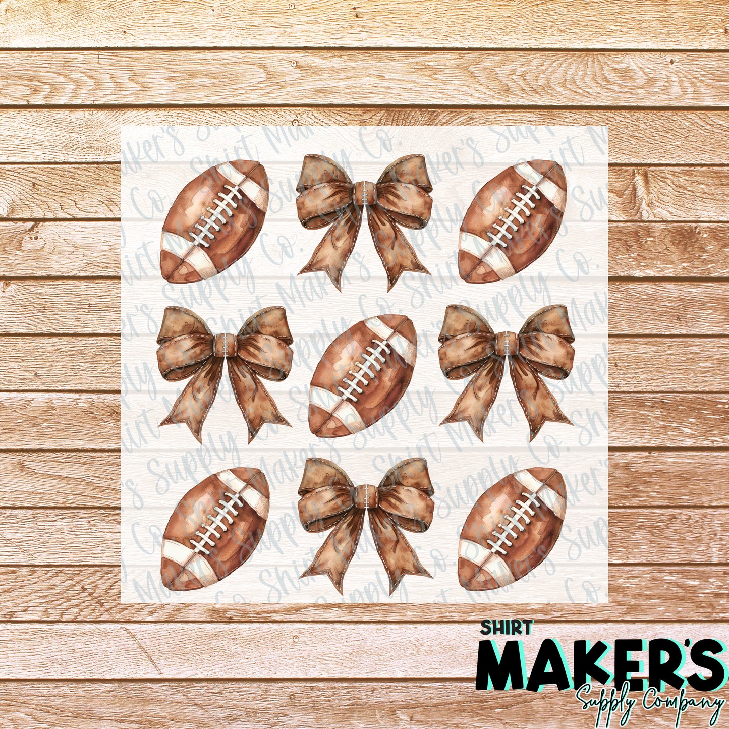 Football Coquette DTF or Sublimation Transfer