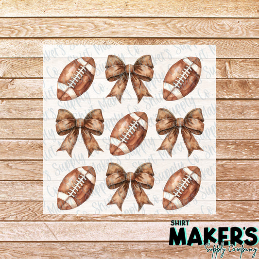 Football Coquette DTF or Sublimation Transfer