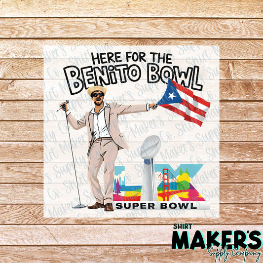 Benito Bowl 2 DTF or Sublimation Transfer