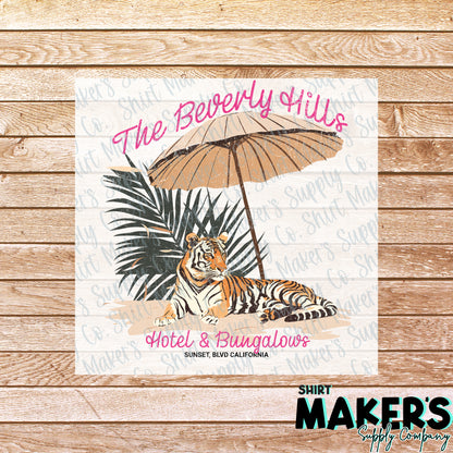 Beverly Hills DTF Transfer - or- Hat Patch, Acrylic, Magnet, or Keychain