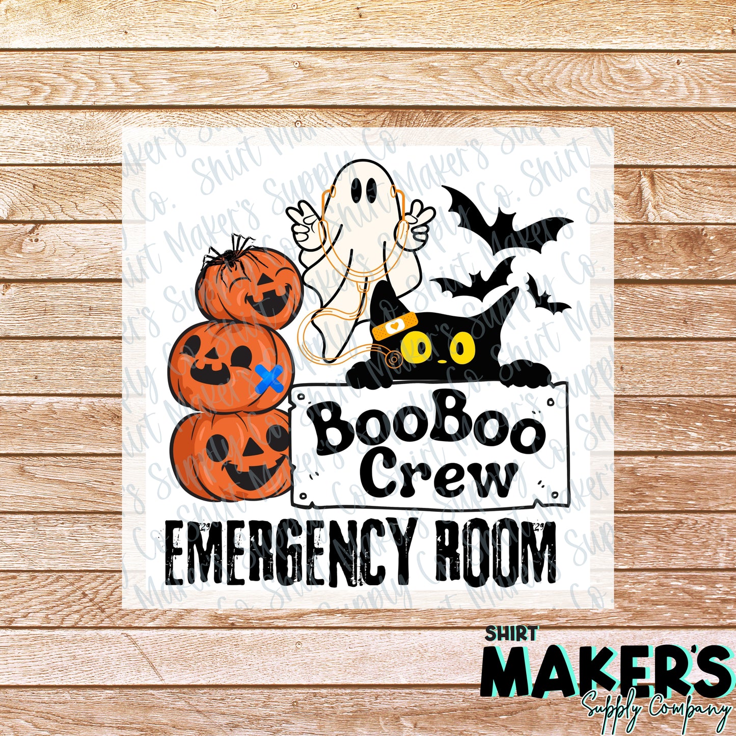 Boo Boo Crew - Emergency Room DTF or Sublimation Transfer