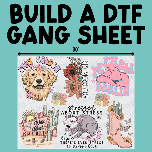 Build Your DTF Gang Sheet