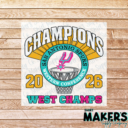 Champions DTF or UV-DTF Transfer - or- Hat Patch, Acrylic, Magnet, or Keychain