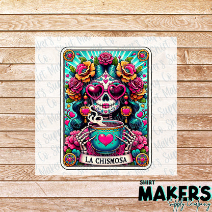 La Chismosa DTF Transfer - or- Hat Patch, Acrylic, Magnet, or Keychain