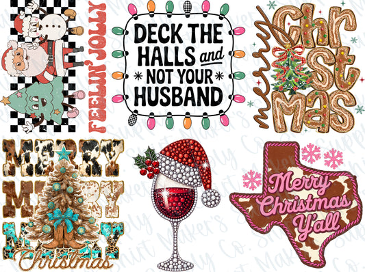 Christmas #1 2025 DTF Gang Sheet