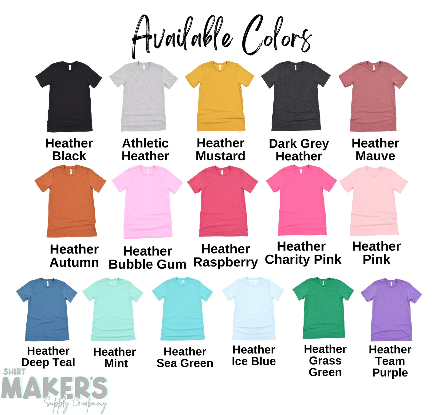 Bella Canvas 3001CVC Blank Shirts