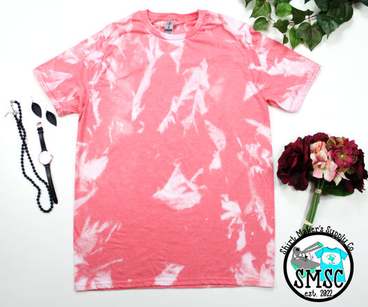Scrunch Bleach Pattern Gildan Blank Bleached Shirts - Ready to Ship