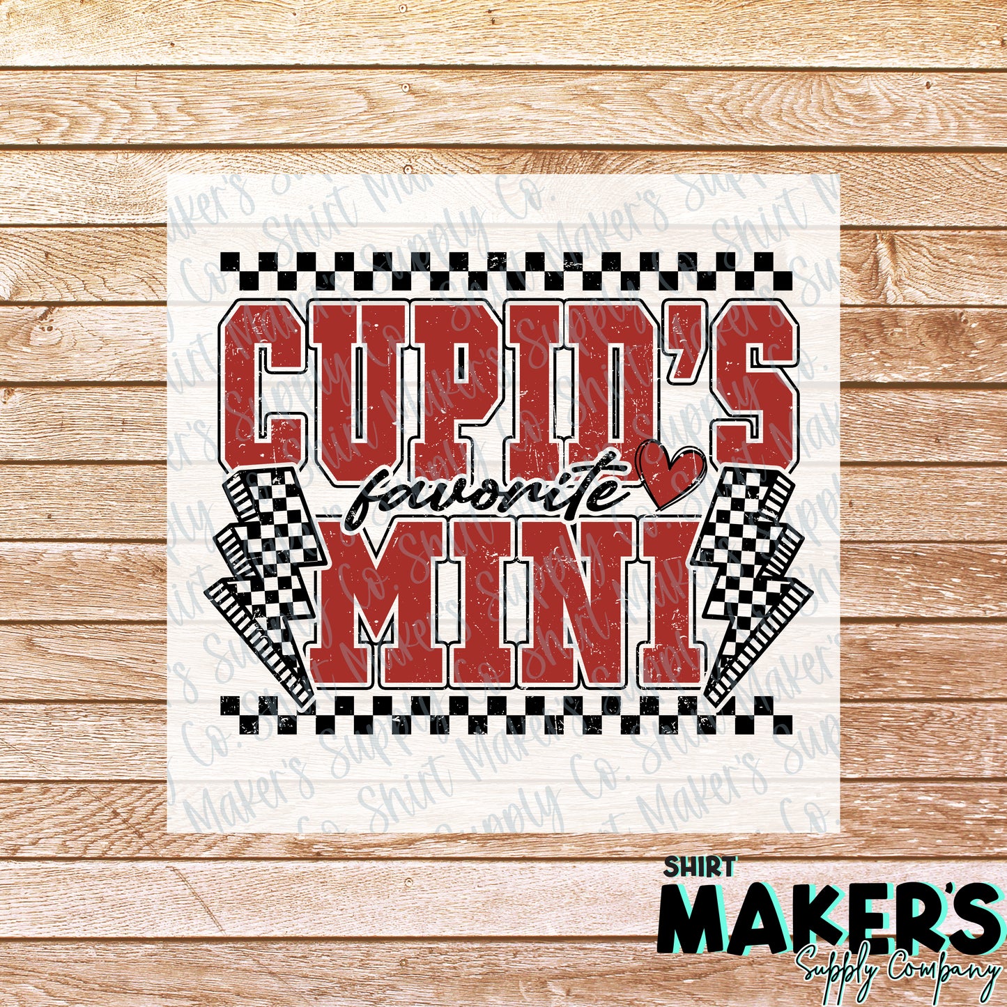 Cupid's Favorite Mini Valentine's Day DTF or Sublimation Transfer