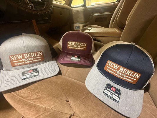 3.75" x 1.5" Rectangular Custom Leatherette Hat Patch