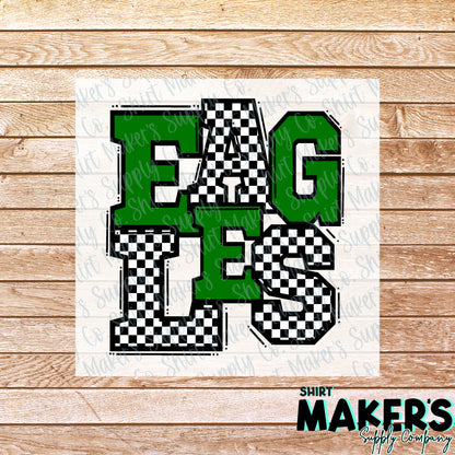 Luling Eagles DTF or UV-DTF Transfer - or- Hat Patch, Acrylic, Magnet, or Keychain