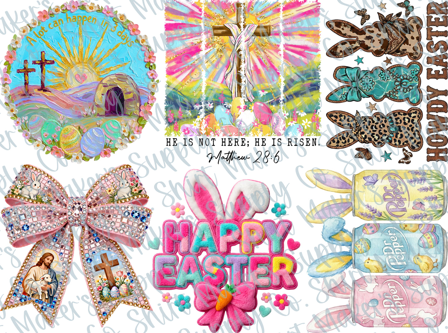 Easter #1 2026 DTF Gang Sheet