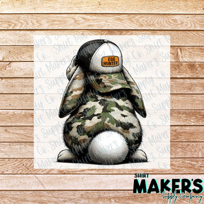 Egg Hunter DTF or UV-DTF Transfer - or- Hat Patch, Acrylic, Magnet, or Keychain