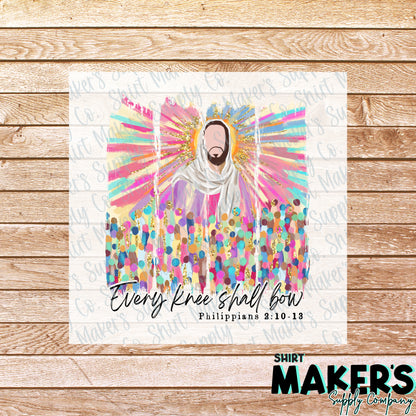 Every Knee Shall Bow DTF Transfer - or- Hat Patch, Acrylic, Magnet, or Keychain
