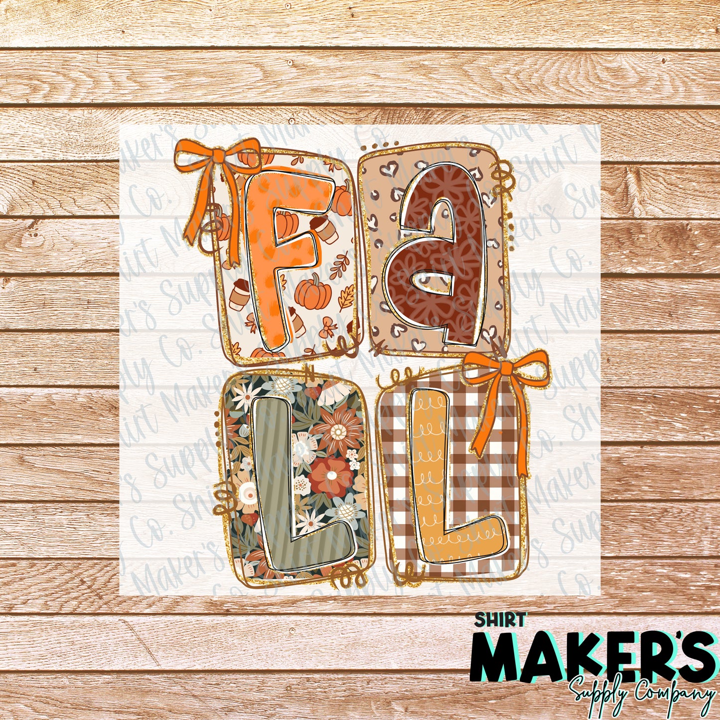 Fall DTF or Sublimation Transfer