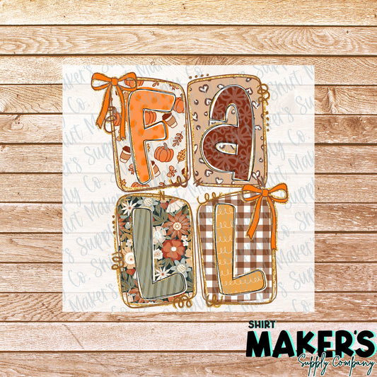 Fall DTF or Sublimation Transfer