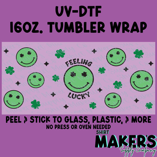 16oz. UV-DTF Feelin' Lucky