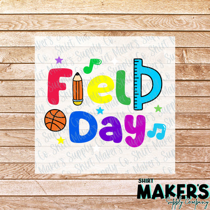 Field Day DTF Transfer - or- Hat Patch, Acrylic, Magnet, or Keychain