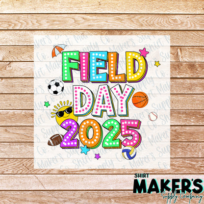 2025 Field Day DTF Transfer - or- Hat Patch, Acrylic, Magnet, or Keychain