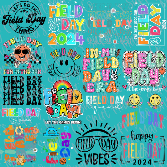 Kids Field Day DTF Gang Sheet
