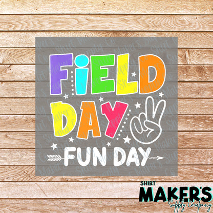 Field Day Fun Day DTF Transfer - or- Hat Patch, Acrylic, Magnet, or Keychain