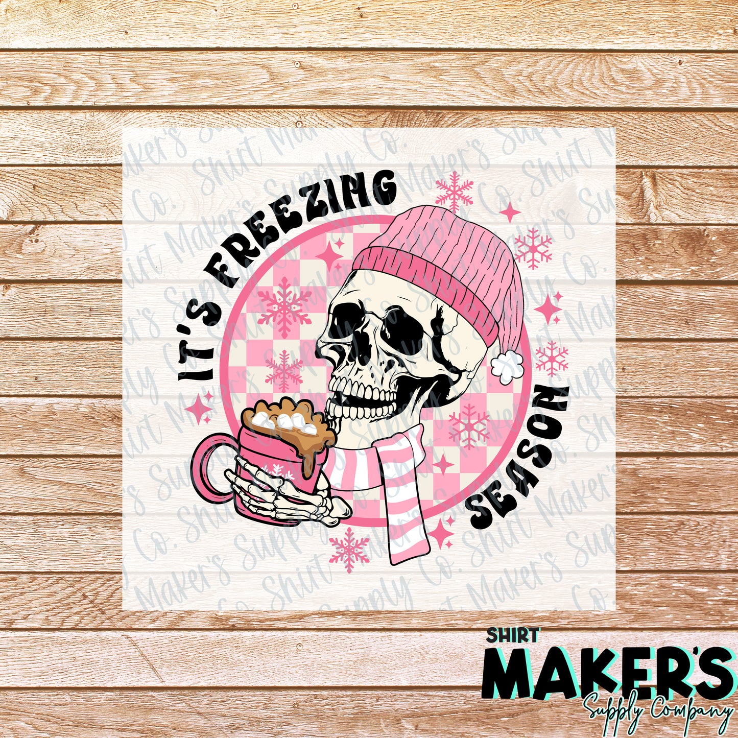 It's Freezin' Season Christmas DTF or Sublimation Transfer