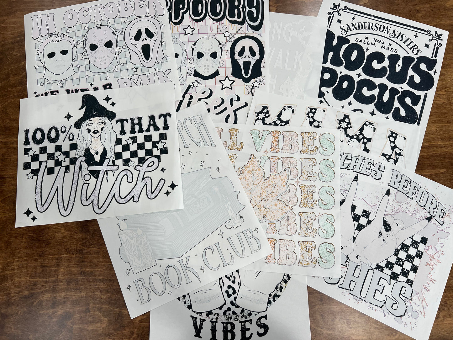 Spooky Screen Print Transfer Bundle