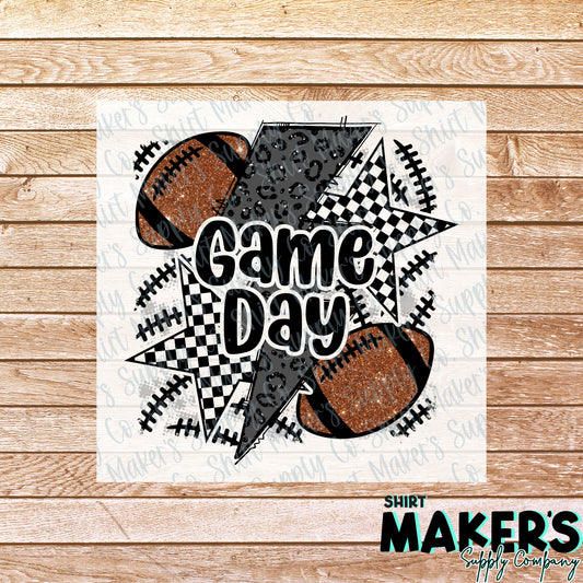 Game Day Football DTF or Sublimation Transfer