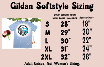 Gildan Softsyle Bleached Blank Shirts S-XL - Made to Order