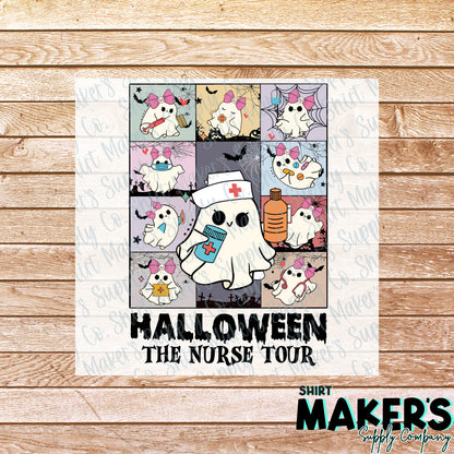 Nurse Tour Halloween DTF Transfer - or- Hat Patch, Acrylic, Magnet, or Keychain