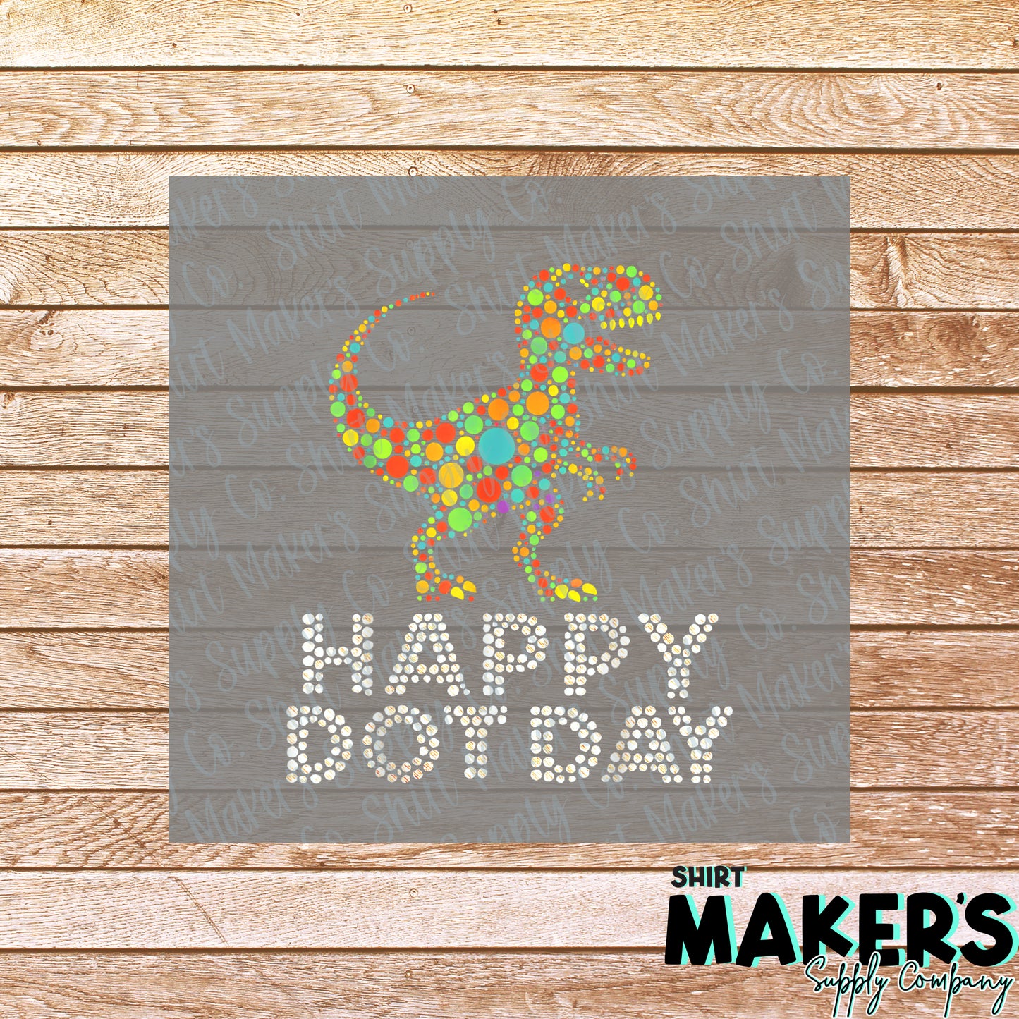 Dot Day T-Rex DTF or Sublimation Transfer